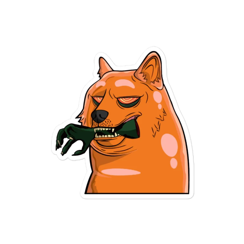 Zombie Doge Sticker