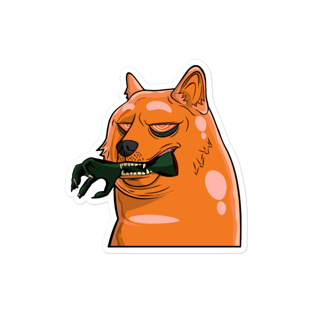 Zombie Doge Sticker