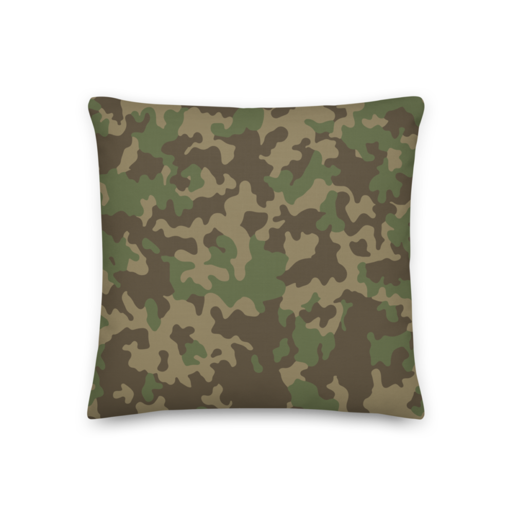 all over print premium pillow 18x18 back 633e18bec12c3 - Satoshi Camouflage Premium Pillow