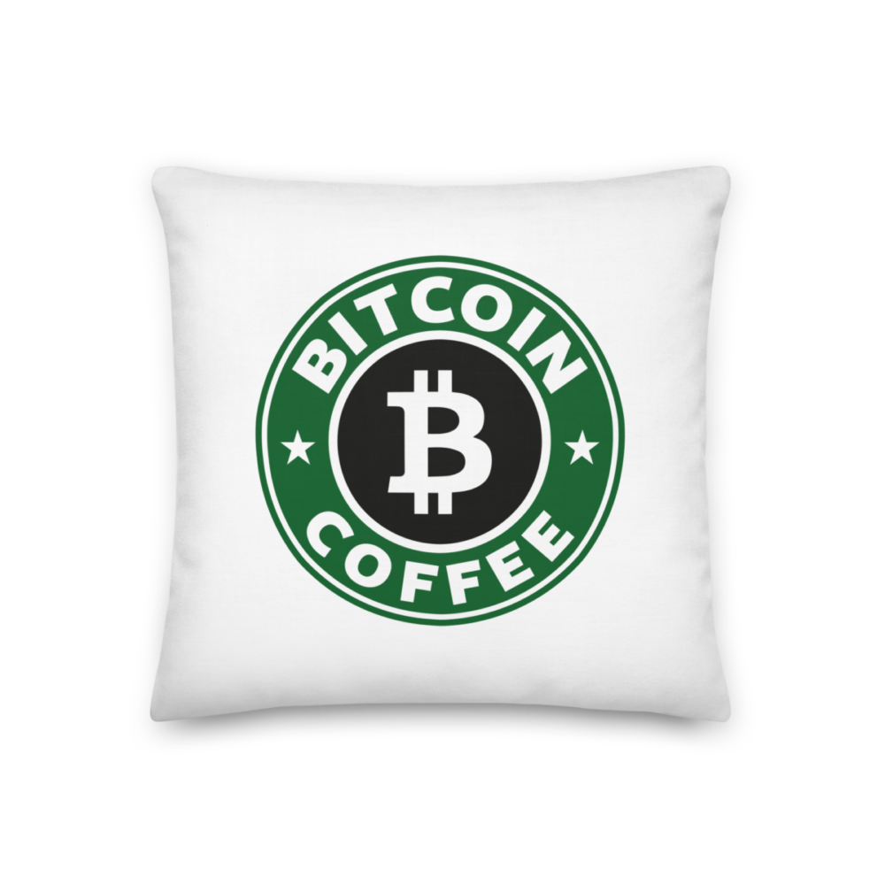 all over print premium pillow 18x18 back 633f0114b7aaa - Bitcoin Coffee Premium Pillow