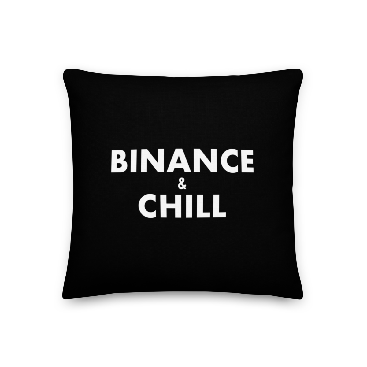all over print premium pillow 18x18 front 633ee76912697 - Binance & Chill Premium Pillow