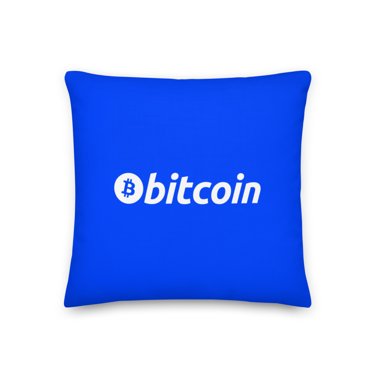 all over print premium pillow 18x18 front 633f0e4f69fa4 - Bitcoin Blue Fashion Premium Pillow