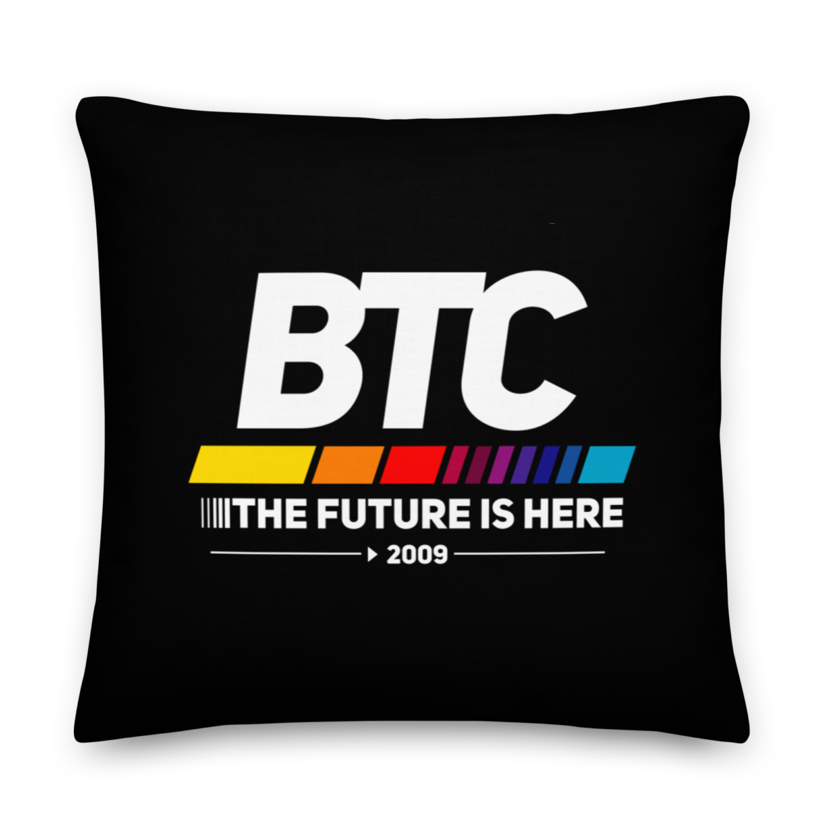 all over print premium pillow 22x22 front 633e13a95c553 - Bitcoin: The Future Is Here Premium Pillow