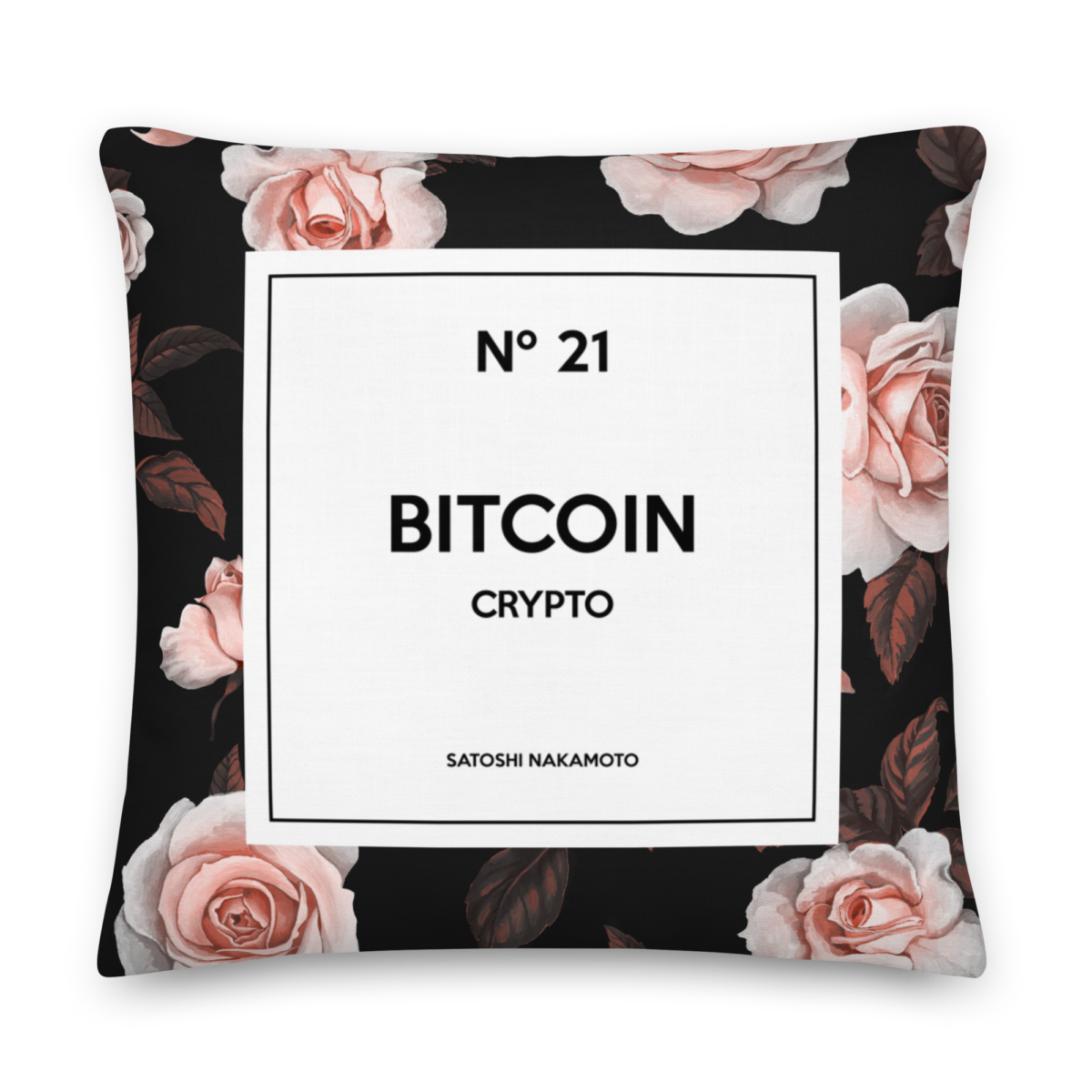 all over print premium pillow 22x22 front 633ef55fc0016 - Bitcoin No. 21 Premium Pillow