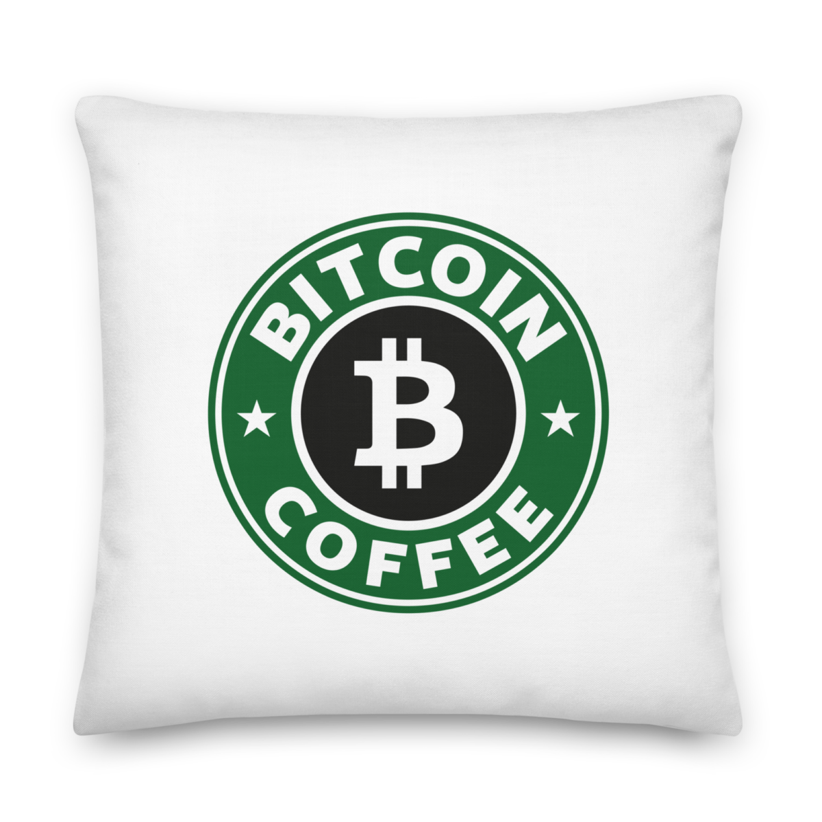 all over print premium pillow 22x22 front 633f0114b68ae - Bitcoin Coffee Premium Pillow