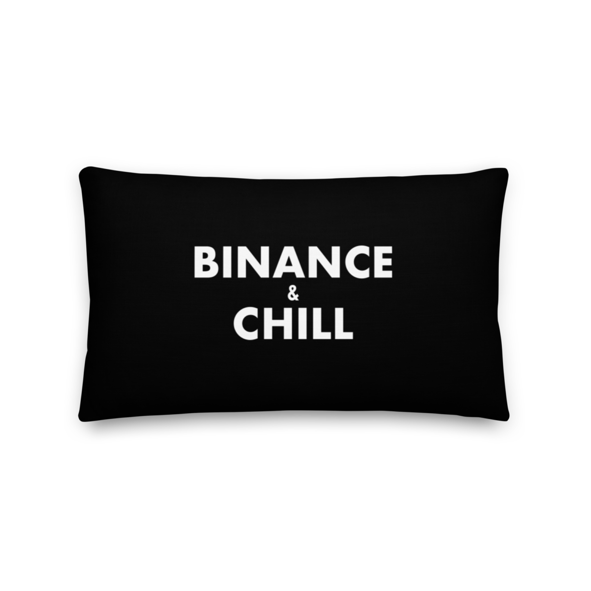 Binance & Chill Premium Pillow