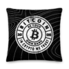Bitcoin: Be Your Own Bank Premium Pillow