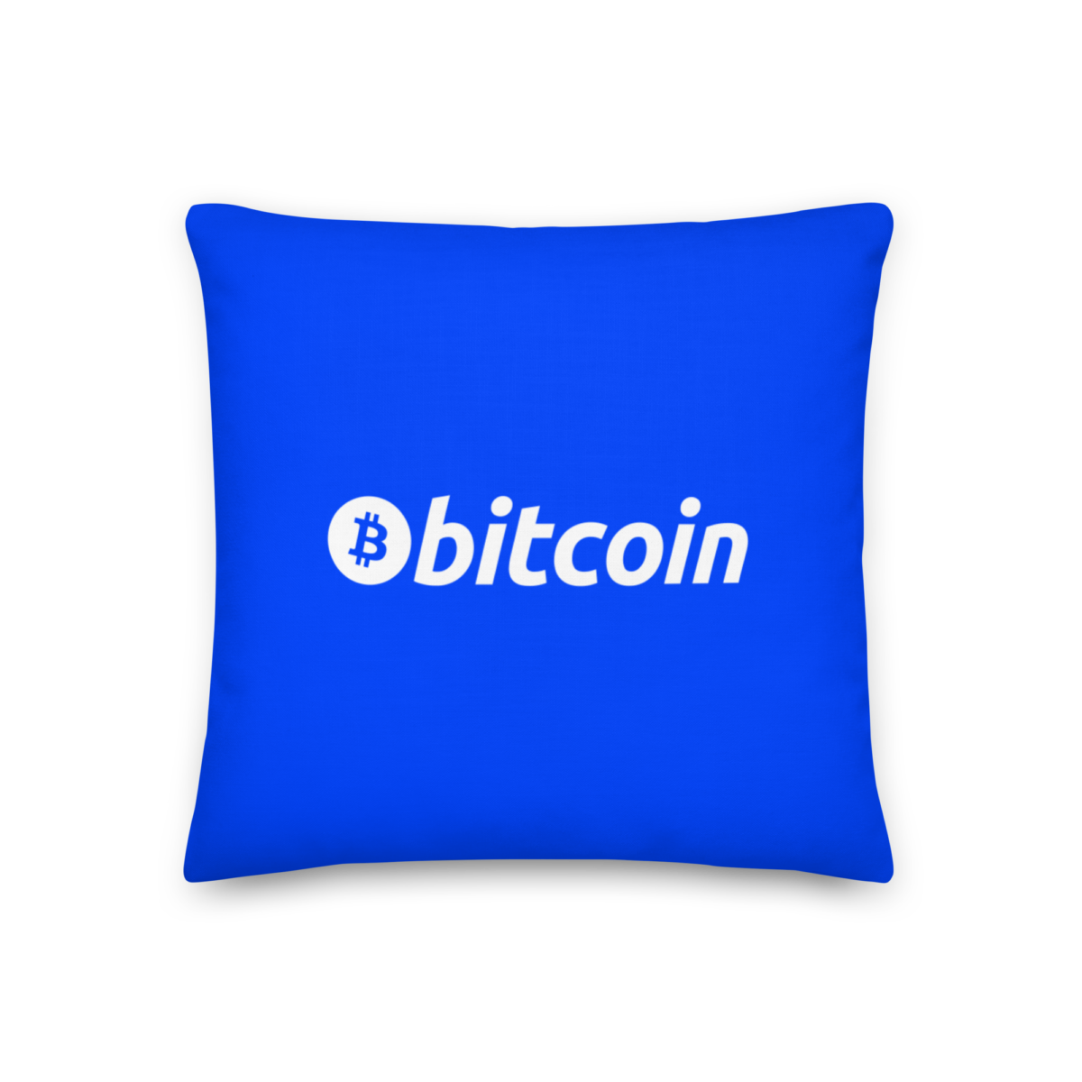 Bitcoin Blue Fashion Premium Pillow