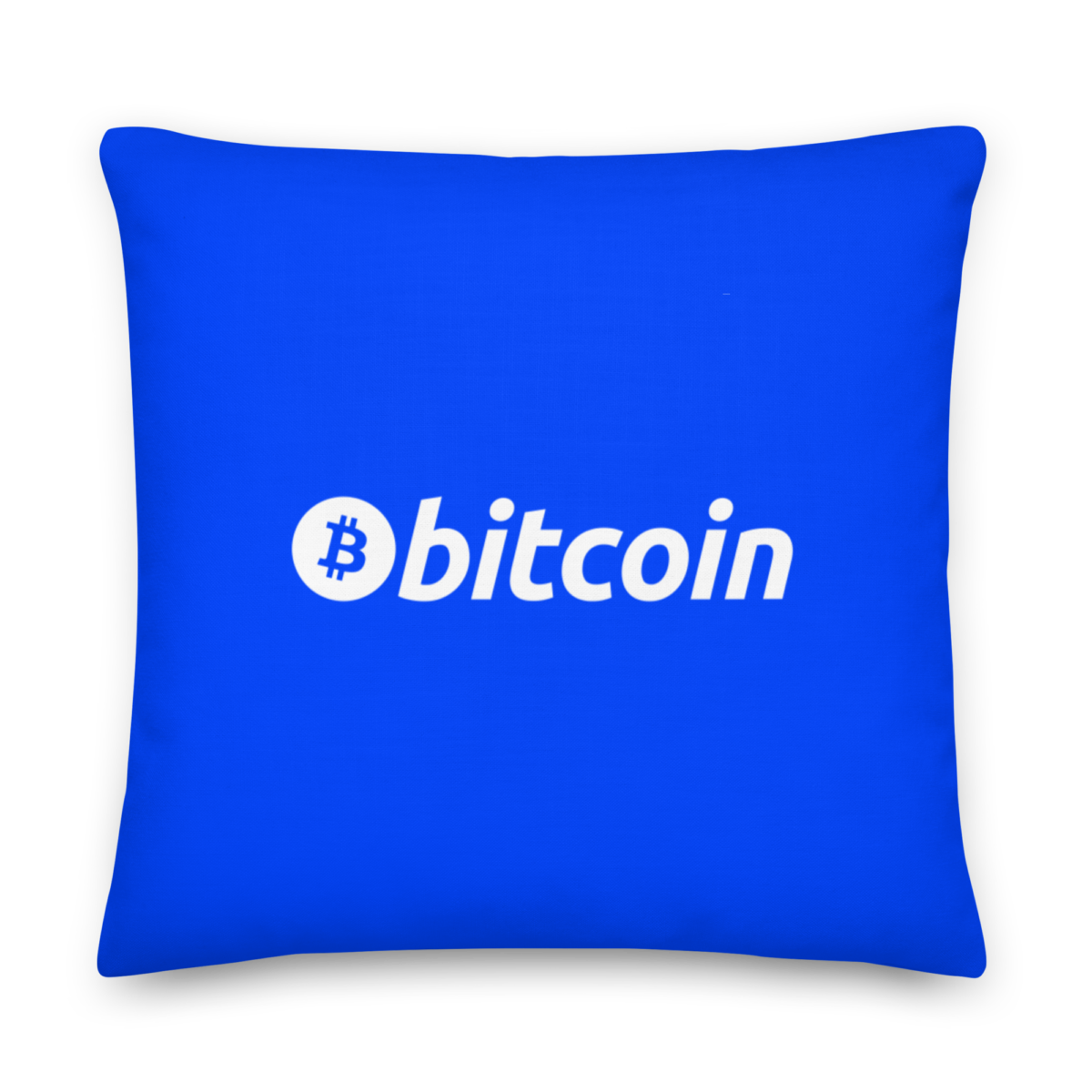 Bitcoin Blue Fashion Premium Pillow