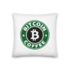 Bitcoin Coffee Premium Pillow