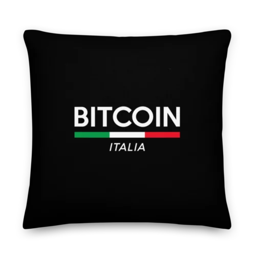 Bitcoin Italia Premium Pillow