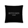 Bitcoin Paris Premium Pillow