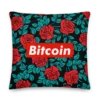 Bitcoin (RED) Roses Edition Premium Pillow