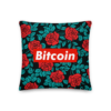 Bitcoin (RED) Roses Edition Premium Pillow