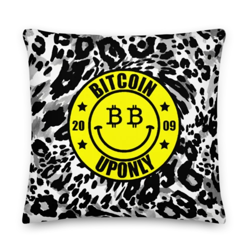 Bitcoin: Up Only Premium Pillow