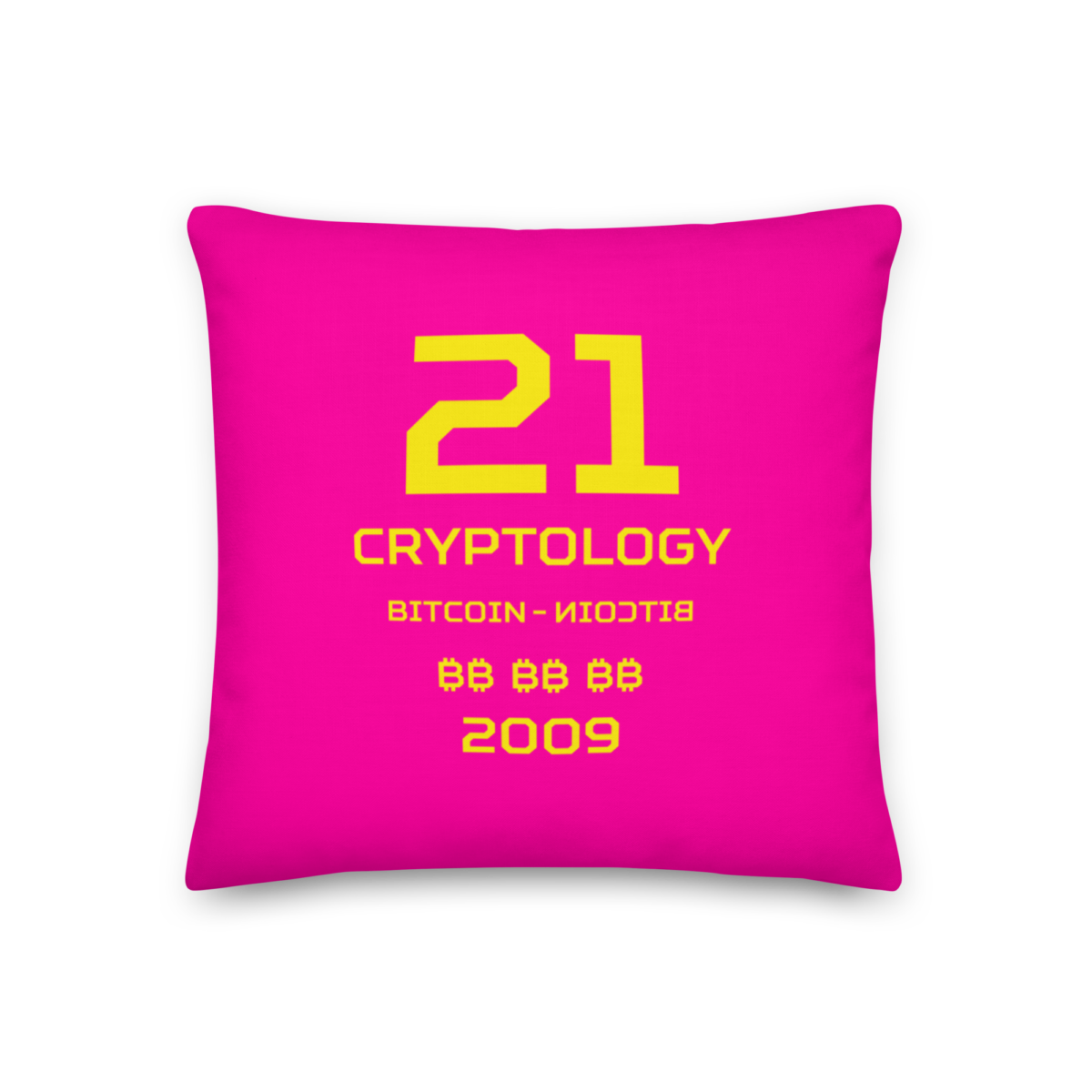 Bitcoin x Cryptology Premium Pillow