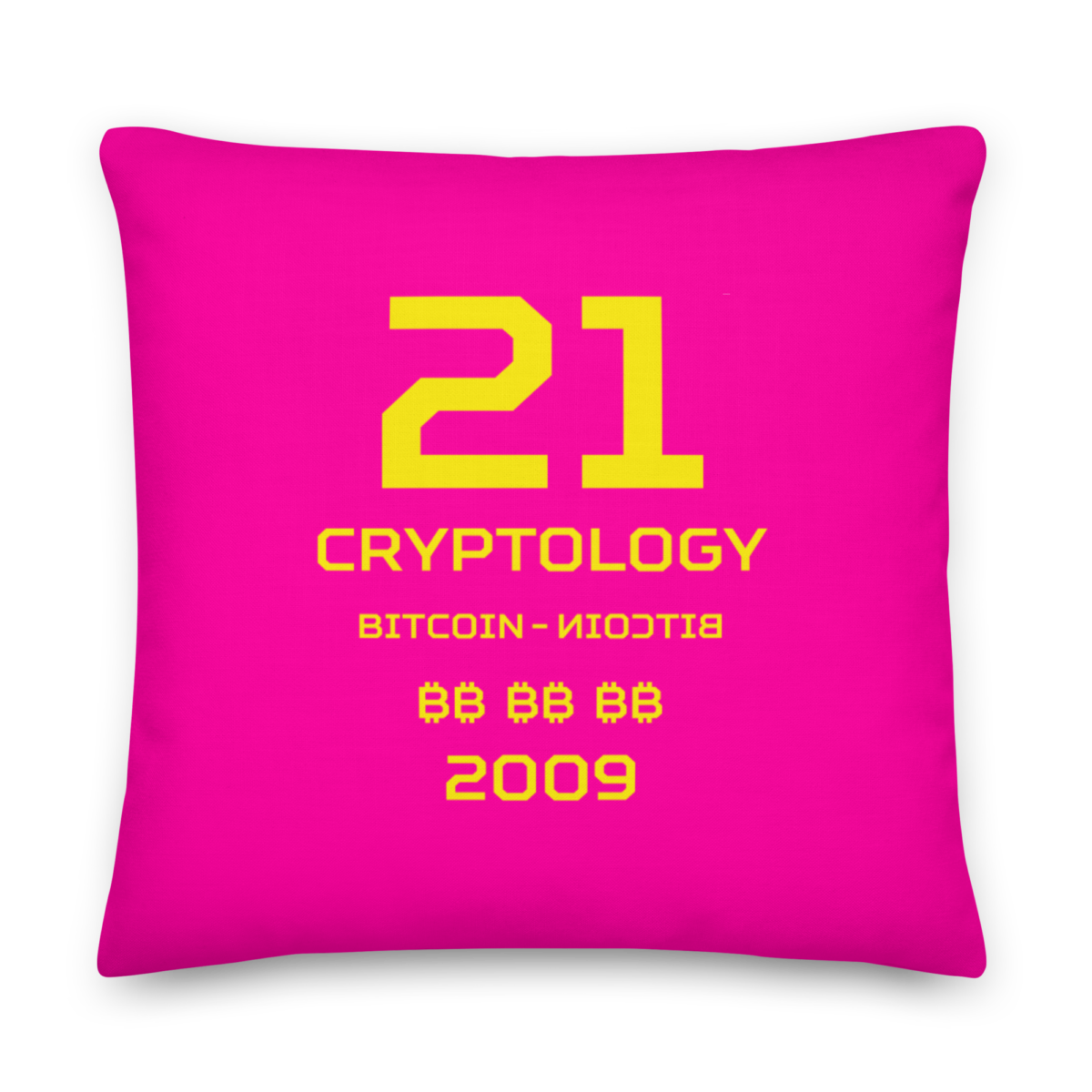 Bitcoin x Cryptology Premium Pillow