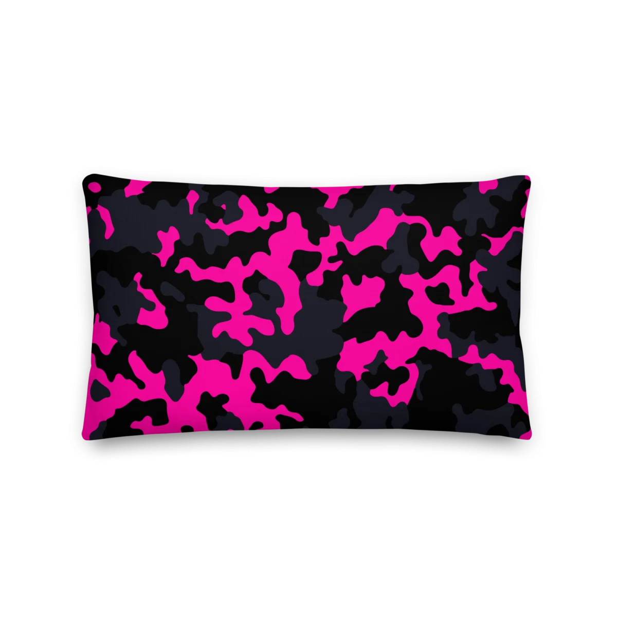 Crypto Girl Pink Camouflage Premium Pillow - Image 5