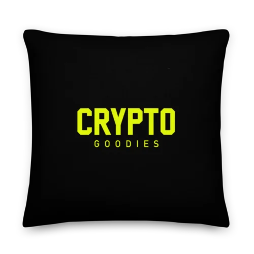 Crypto Goodies: Here For The Lambos Premium Pillow