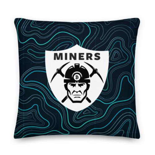 Crypto Miners Premium Pillow