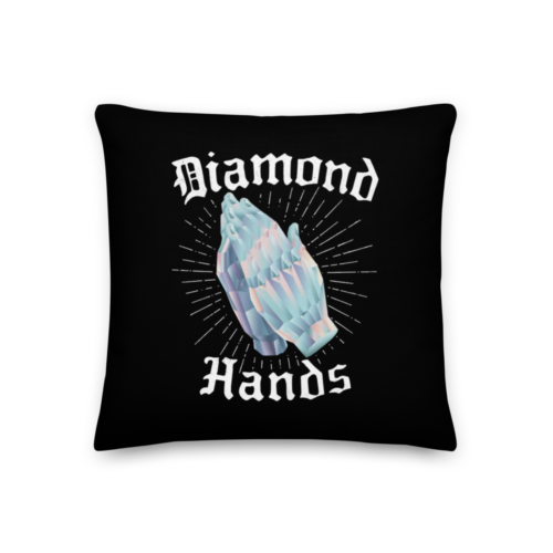 Diamond Hands Premium Pillow