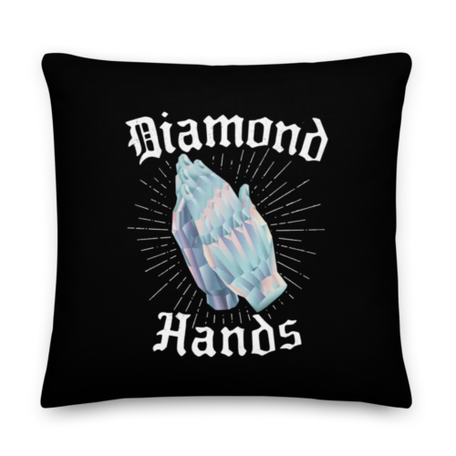Diamond Hands Premium Pillow
