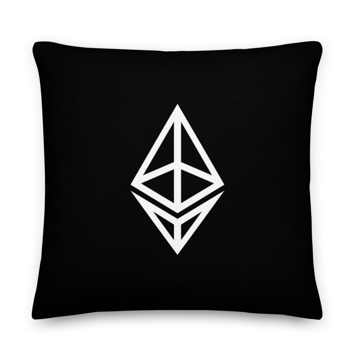 Ethereum Outline Logo Premium Pillow