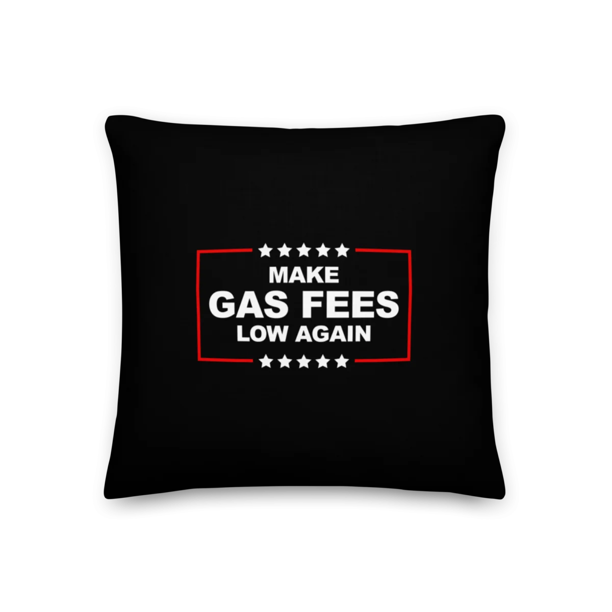 Make Gas Fees Low Again Premium Pillow - Image 3