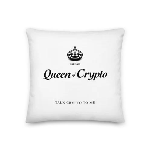 Queen of Crypto Premium Pillow