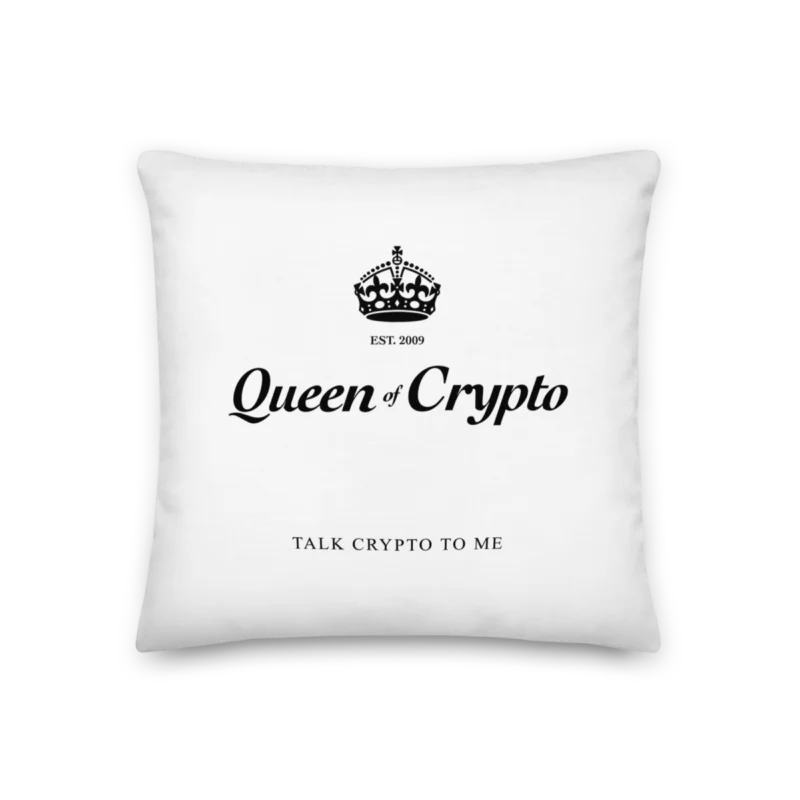 Queen of Crypto Premium Pillow