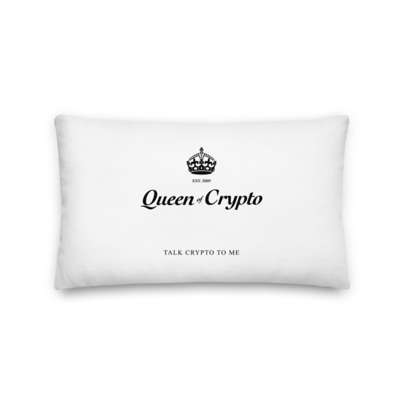Queen of Crypto Premium Pillow