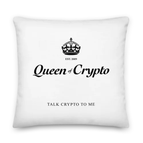Queen of Crypto Premium Pillow