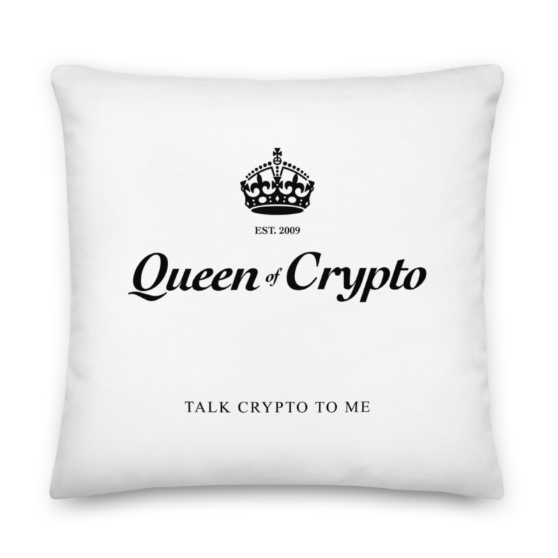 Queen of Crypto Premium Pillow