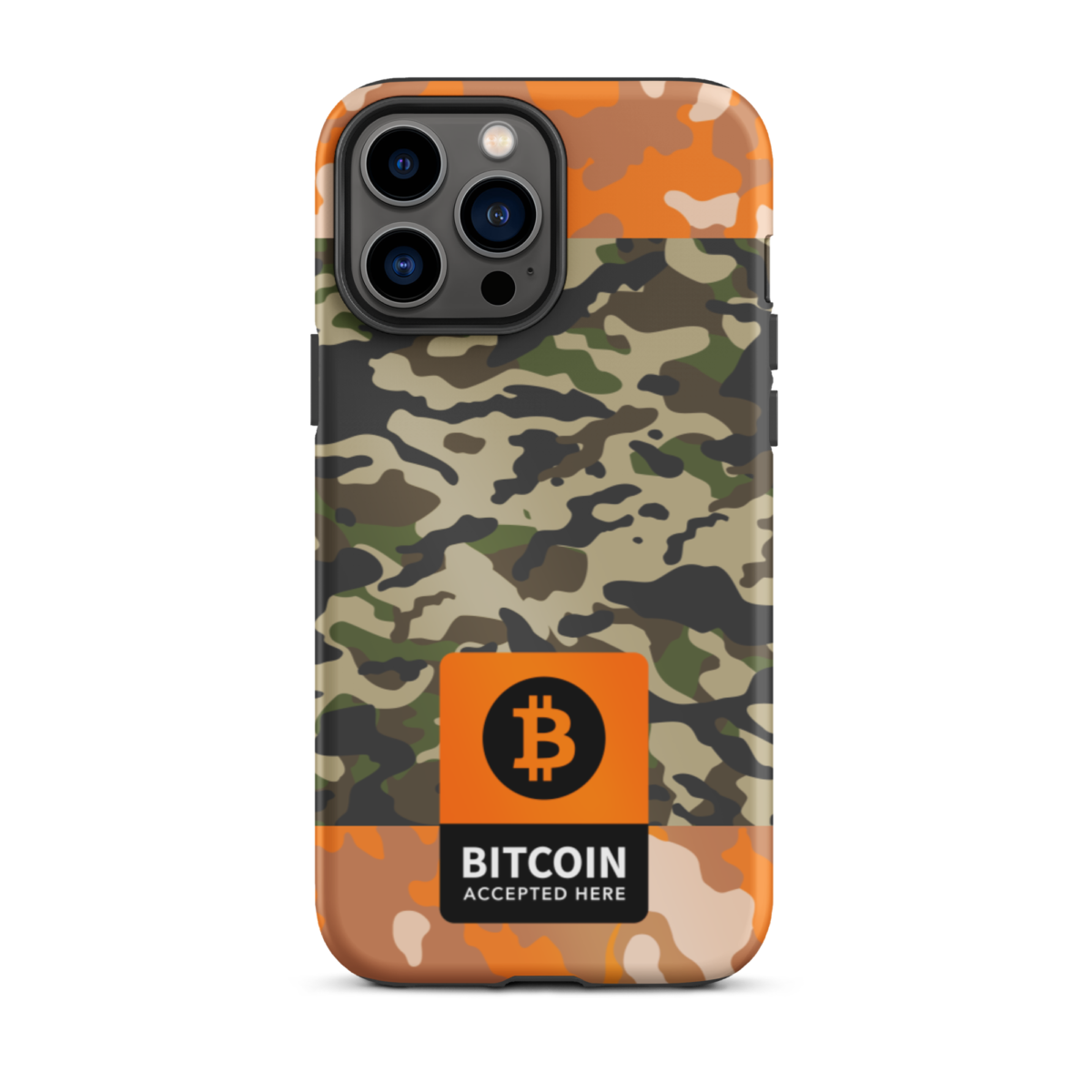 tough iphone case glossy iphone 13 pro max front 6345df01a3176 - Bitcoin Accepted Here Camo Tough iPhone Case