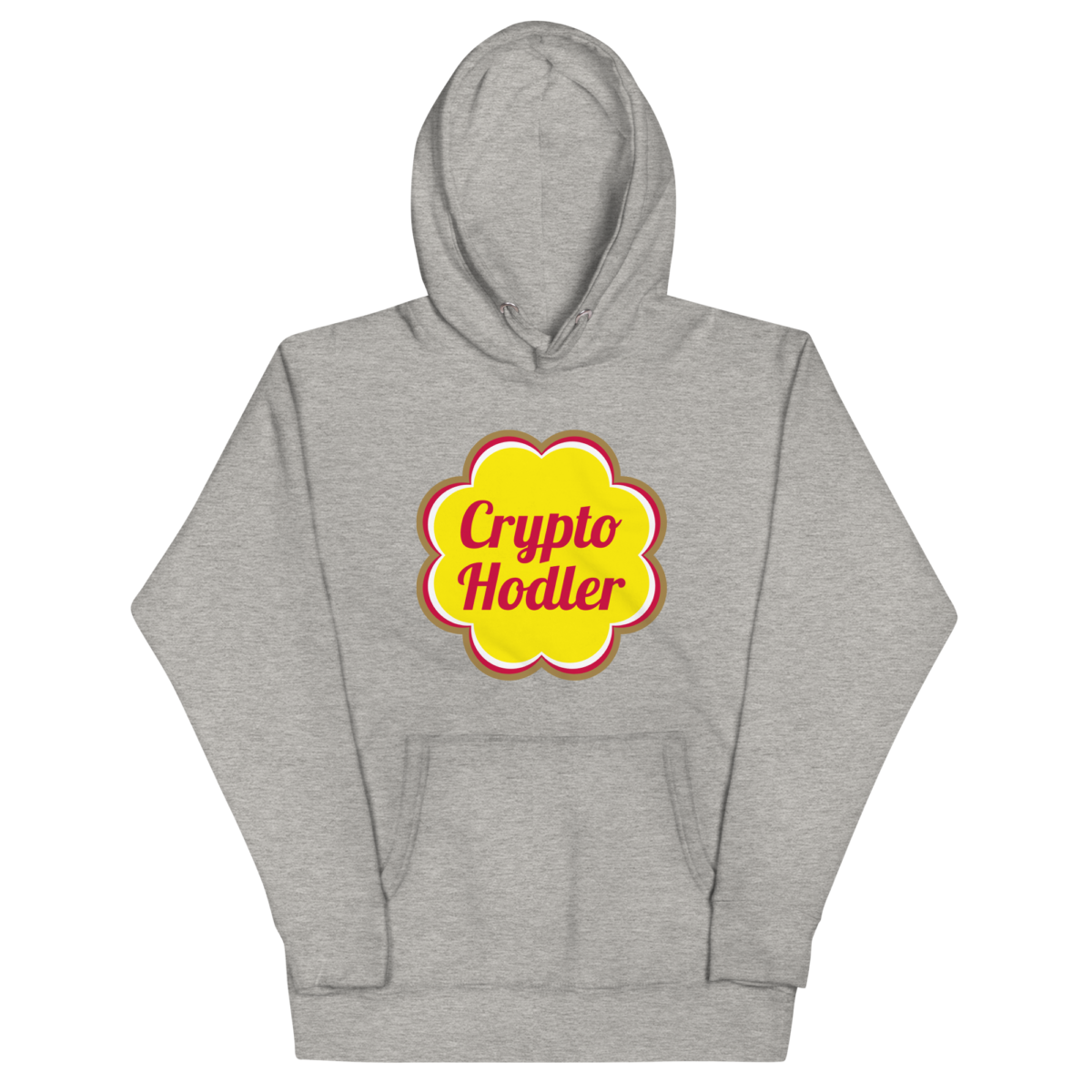 unisex premium hoodie carbon grey front 6357a8b8018c5 - Crypto Hodler Hoodie