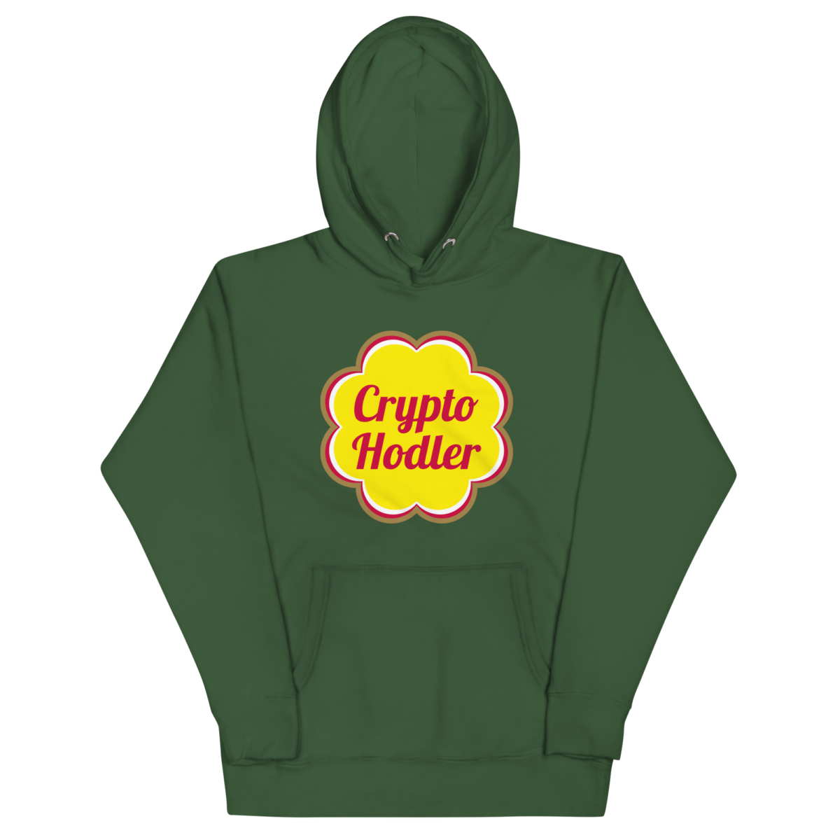 unisex premium hoodie forest green front 6357a8b800ea0 - Crypto Hodler Hoodie