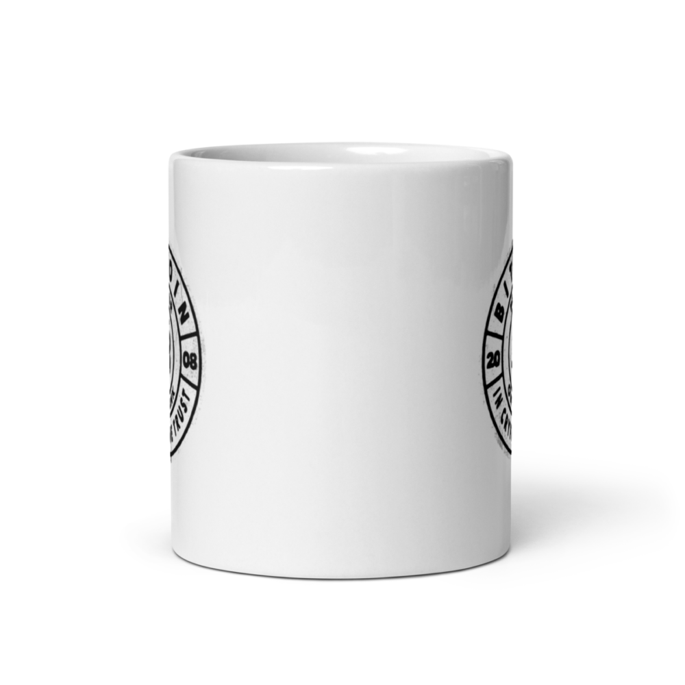 white glossy mug 11oz front view 635bd8f0c152e - Bitcoin Be Your Own Bank mug