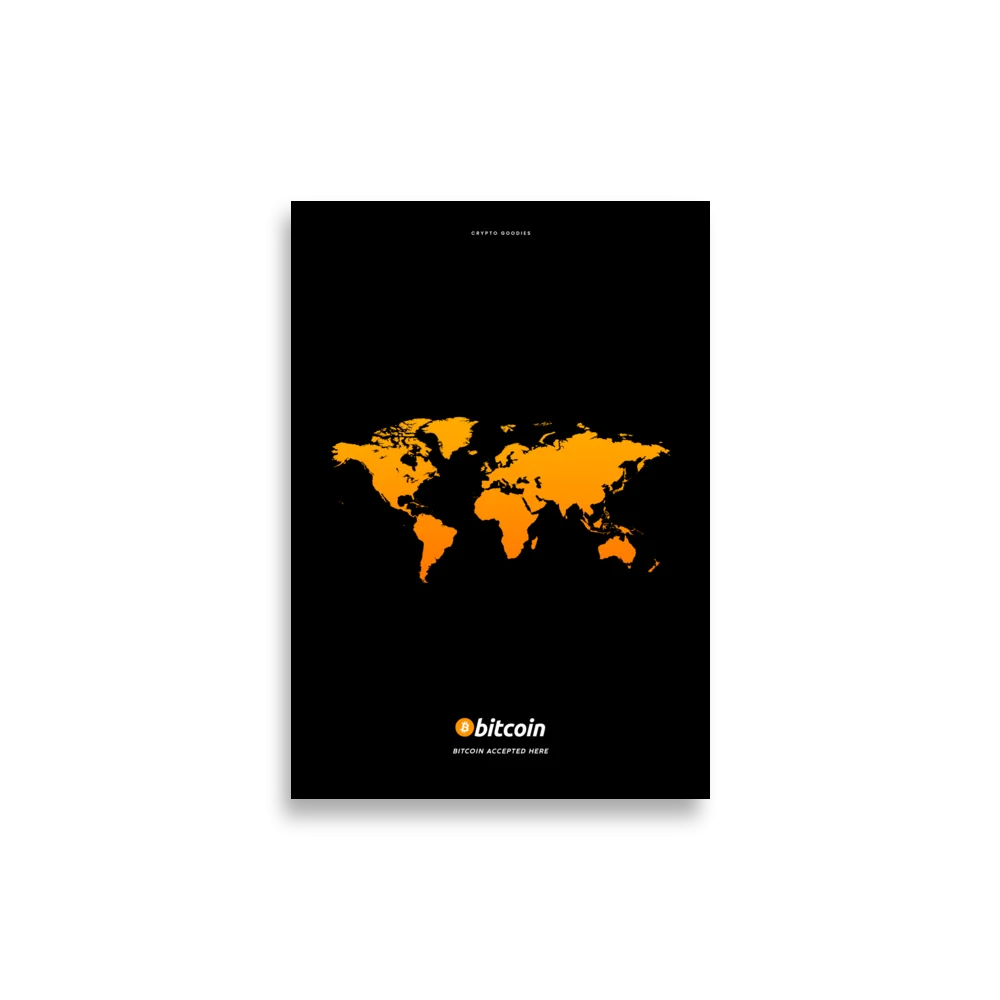 Bitcoin Accepted Here Poster - Image 3