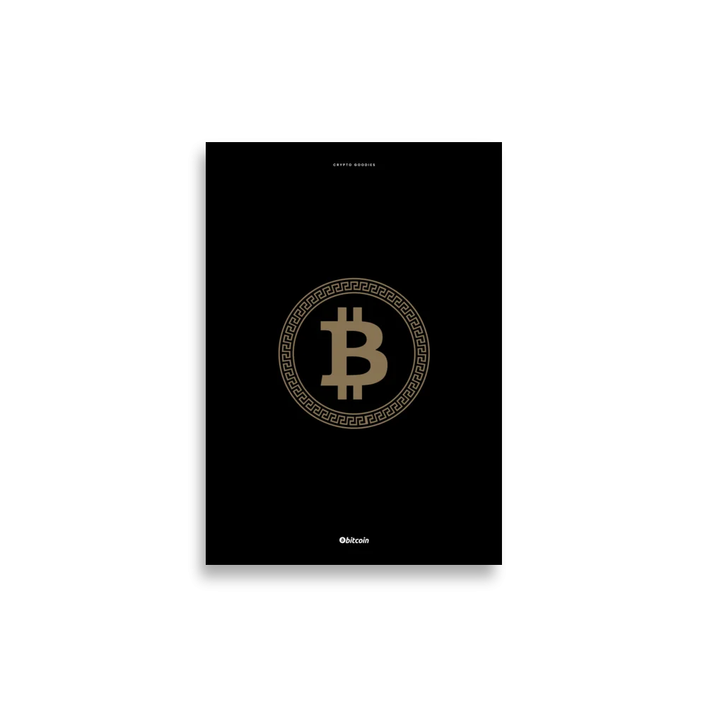 Bitcoin Fashion Poster - Image 3