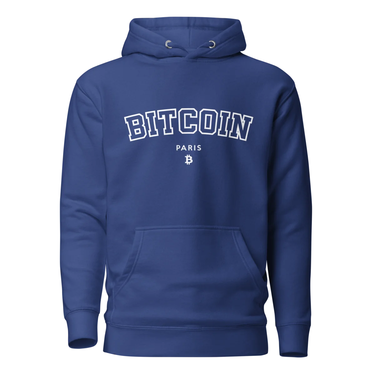 Bitcoin Paris Varsity Hoodie - Image 3
