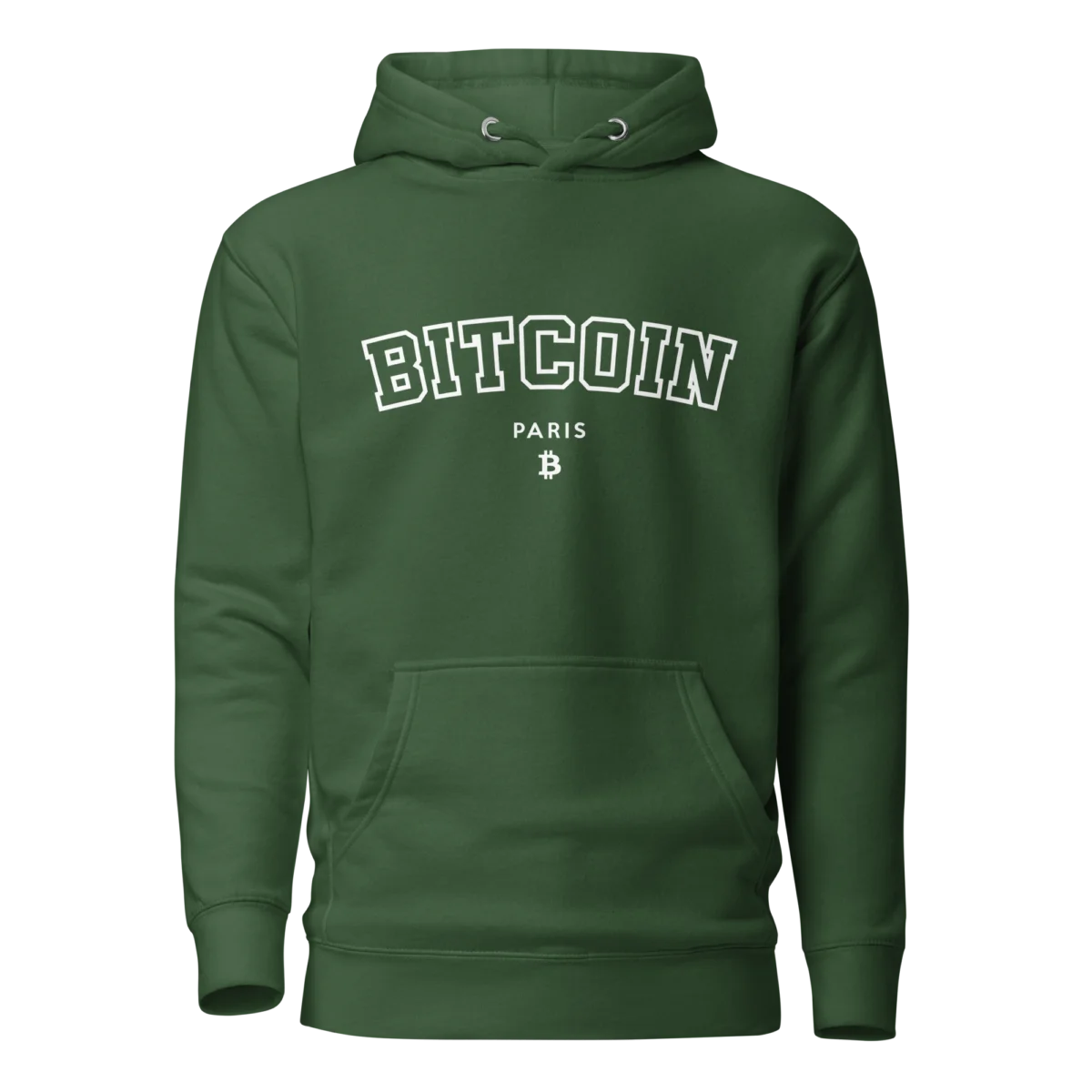 Bitcoin Paris Varsity Hoodie - Image 4
