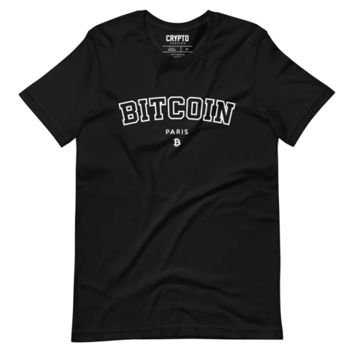 Bitcoin Paris Varsity T-Shirt