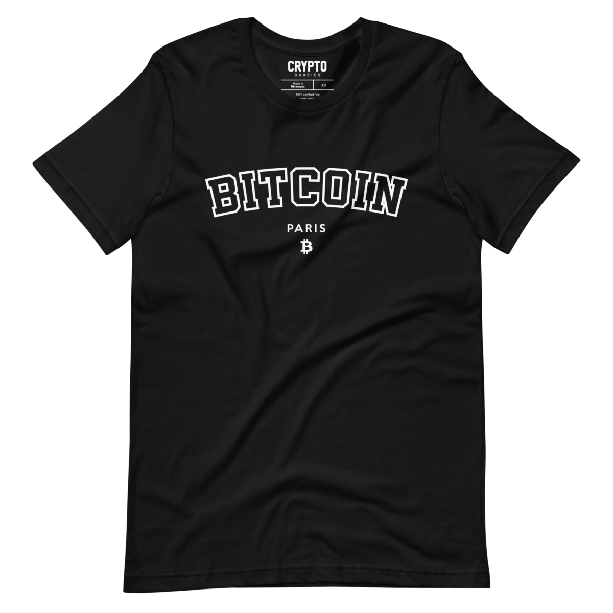 Bitcoin Paris Varsity T-Shirt