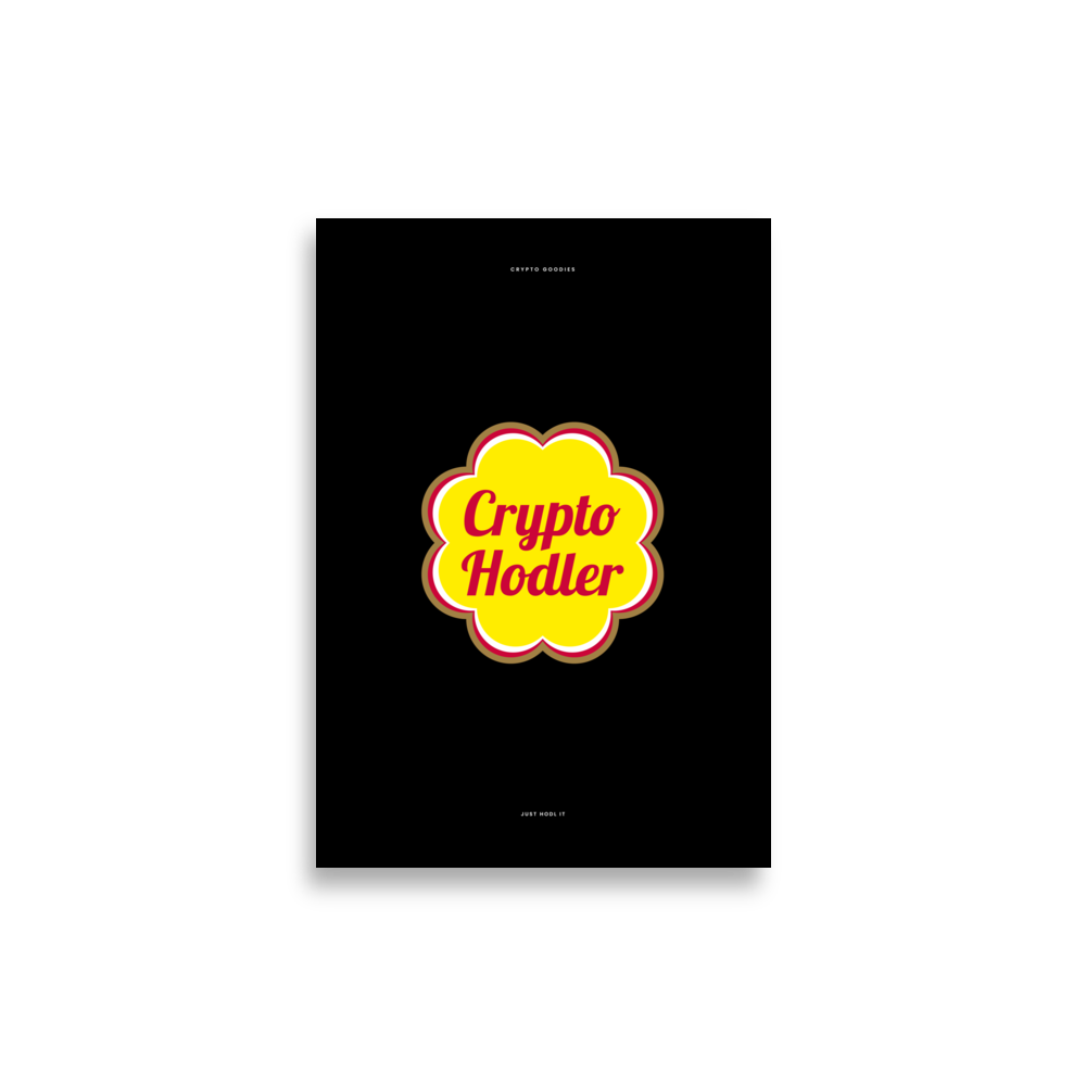 Crypto Hodler Poster