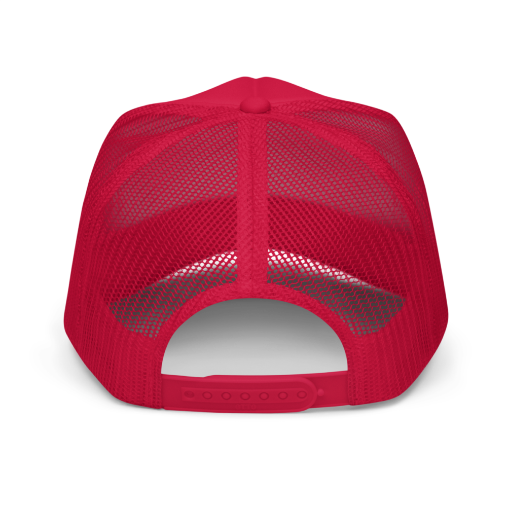 foam trucker hat red one size back 637cba0bbd124 - Merry Cryptomas Foam Trucker Hat