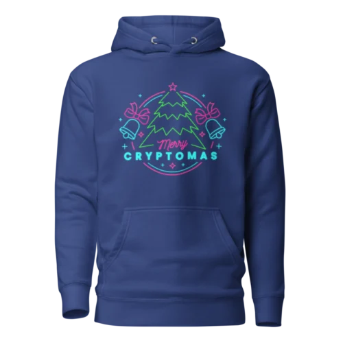 Merry Cryptomas Neon Hoodie