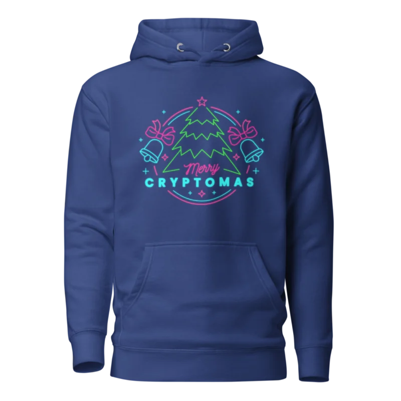 Merry Cryptomas Neon Hoodie