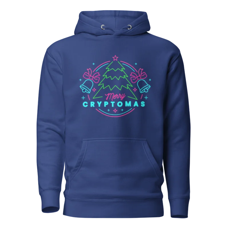 Merry Cryptomas Neon Hoodie