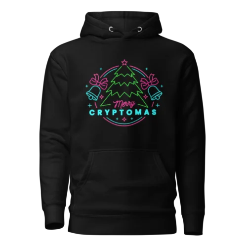 Merry Cryptomas Neon Hoodie