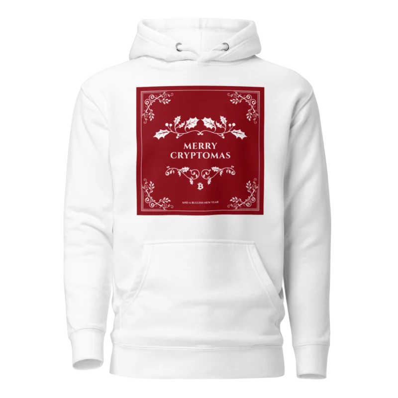 Merry Cryptomas Ugly Christmas Hoodie - Image 2